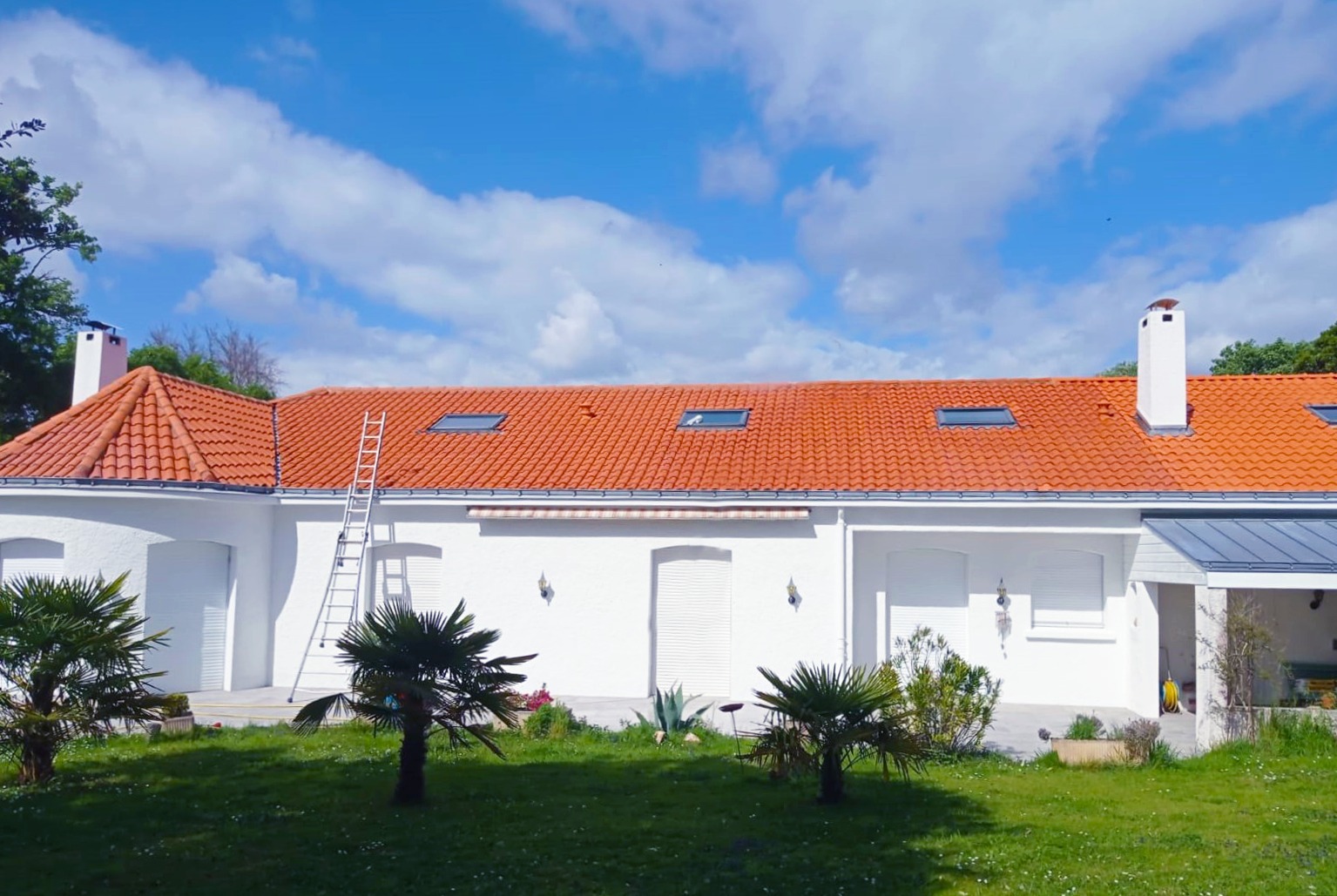 Traitement hydrofuge coloré Toiture Vertou